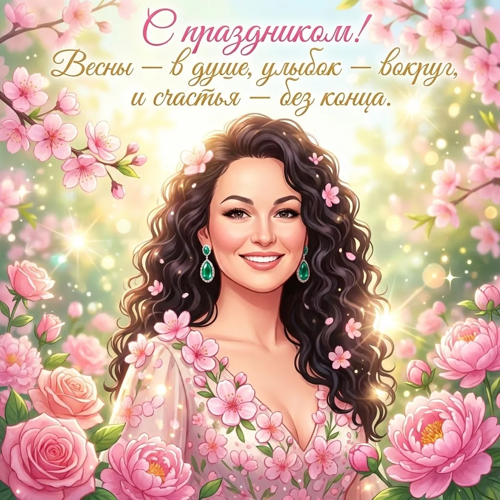 ИИ-фотосессия — Весенняя