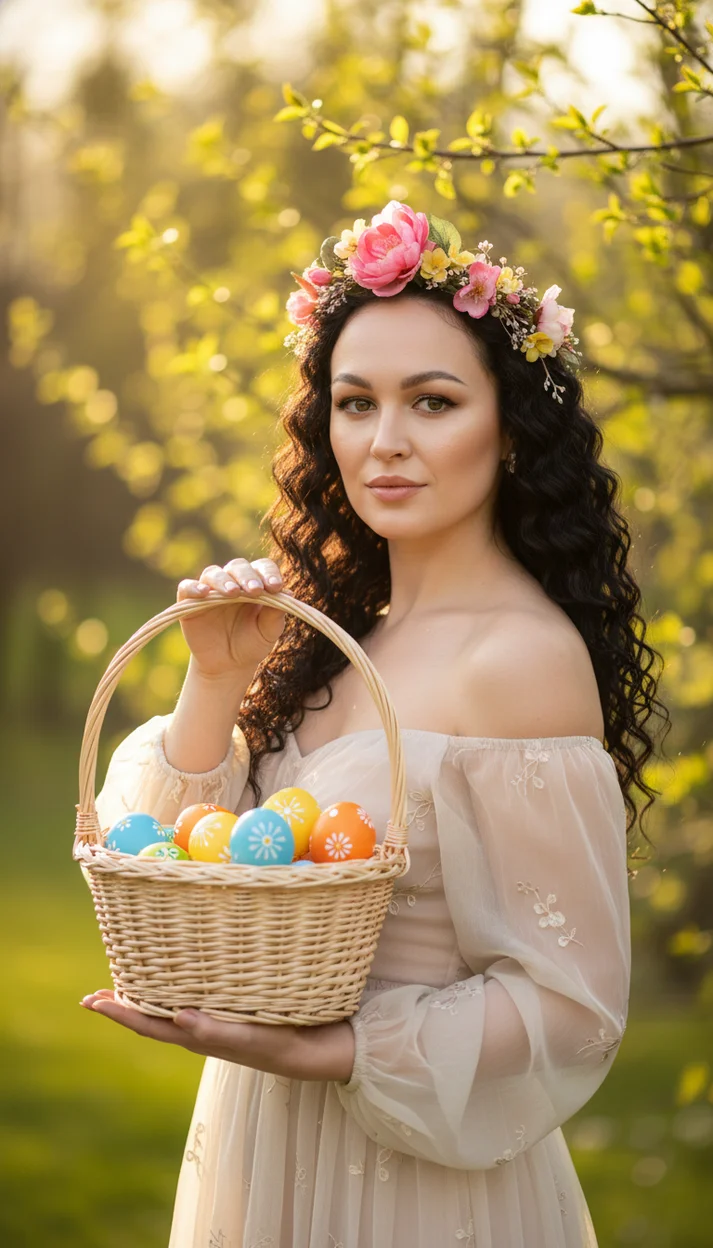 ИИ-фотосессия — Пасхальный портрет
