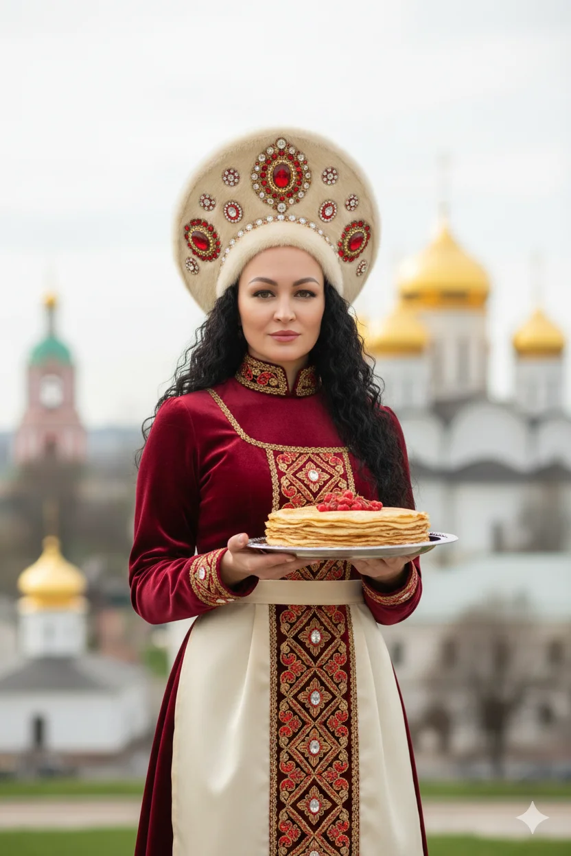ИИ-фотосессия — Русская красавица