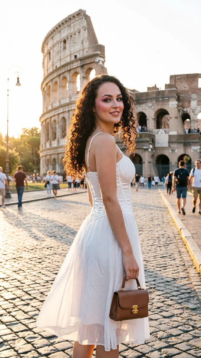  Рим — прогулка у Колизея фотосессия с ии 