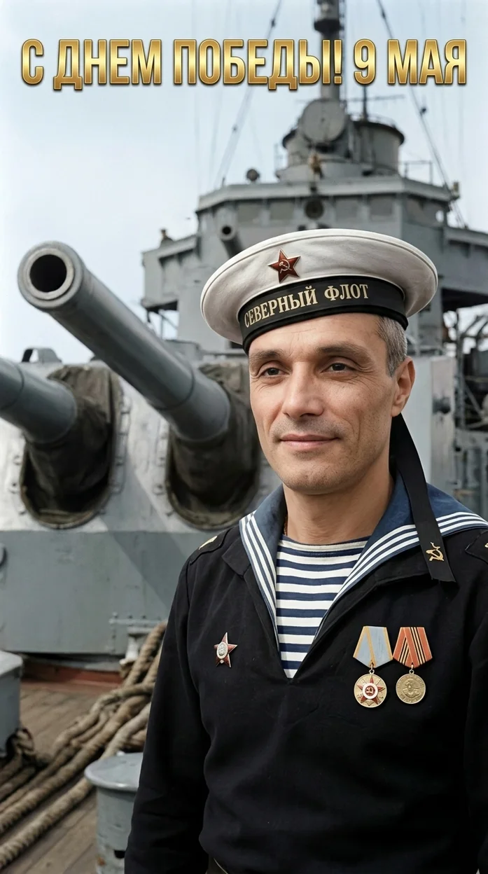 ИИ-фотосессия — к 9 мая