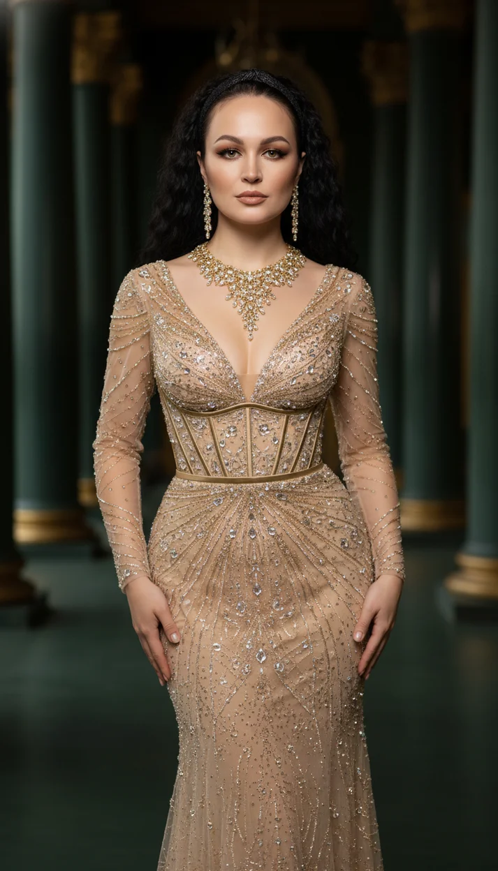 ИИ-фотосессия — Золотой Couture