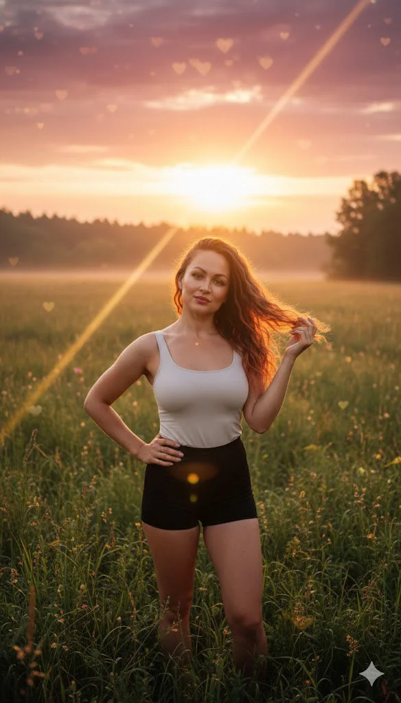 ИИ-фотосессия — Свобода в поле