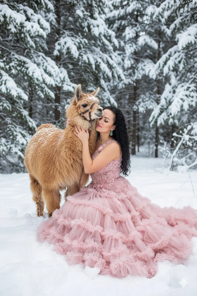 ИИ-фотосессия — Зимняя нежность