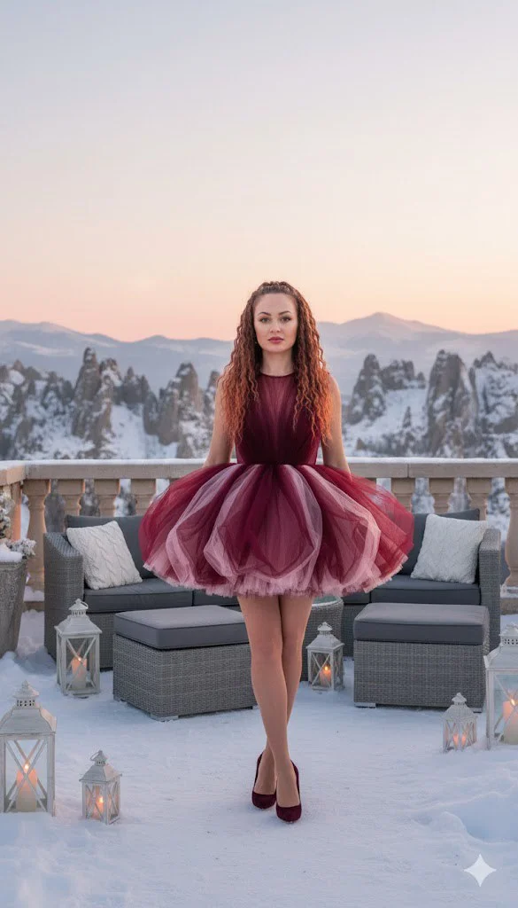 ИИ-фотосессия — Зимняя роза