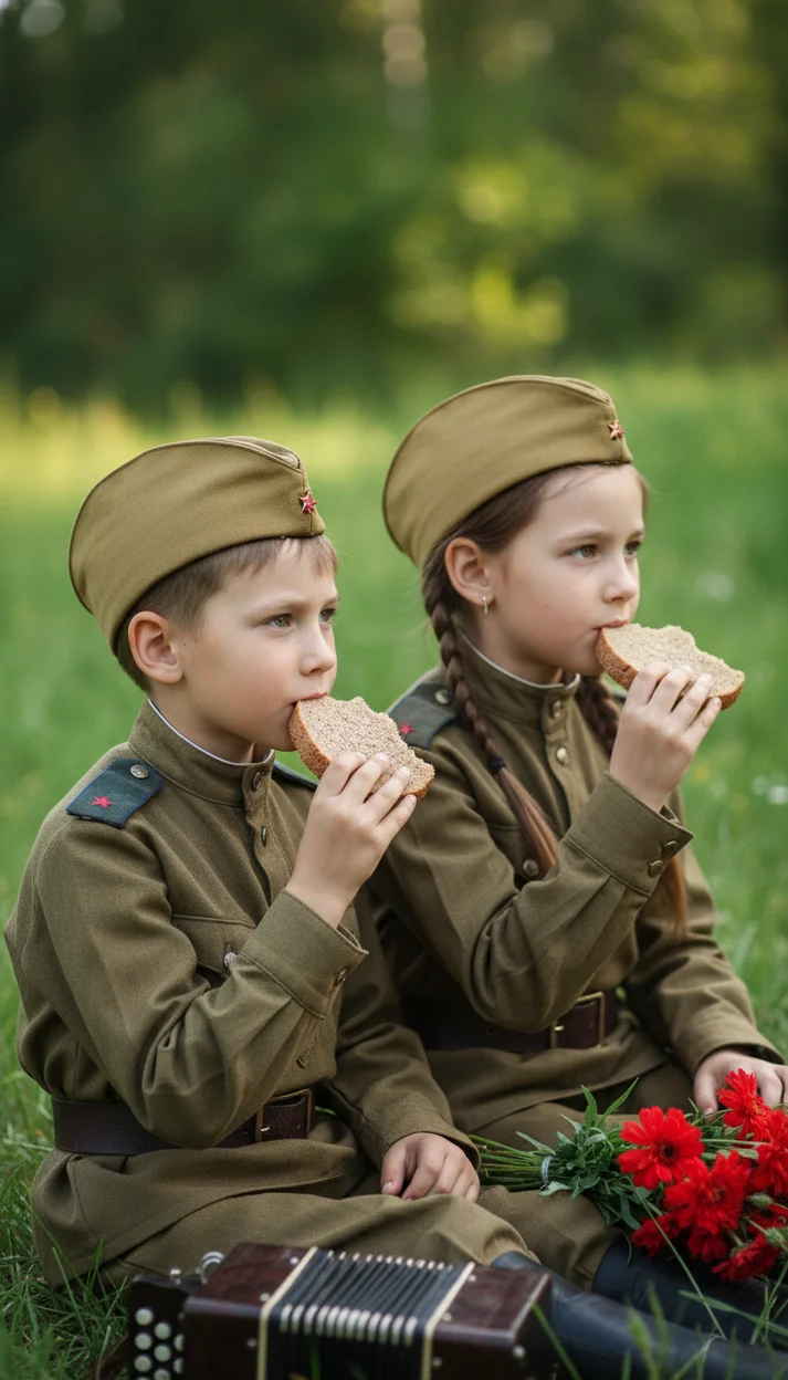 ИИ-фотосессия — Дети Победы